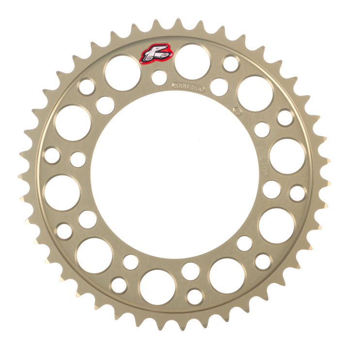 Renthal Sprocket Rear Silver 43T Alloy 7075 T6 Grooved Suzuki