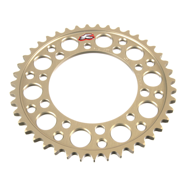 Renthal Sprocket Rear Silver 43T Alloy 7075 T6 Grooved Suzuki