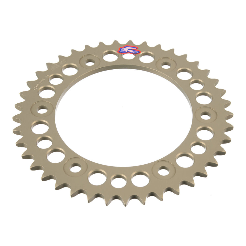 Renthal Sprocket Rear Silver 41T Alloy 7075 T6 Grooved Mont