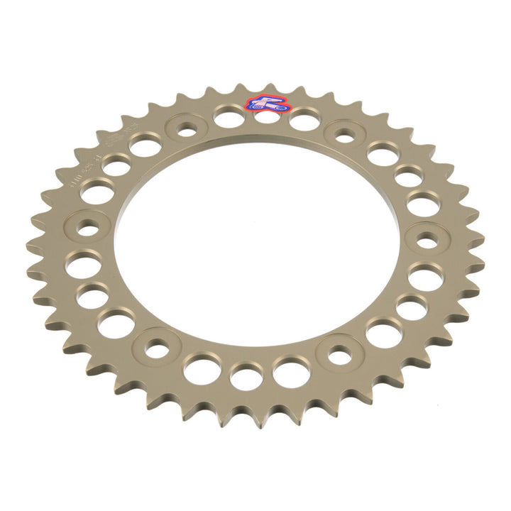 Renthal Sprocket Rear Silver 41T Alloy 7075 T6 Grooved Mont