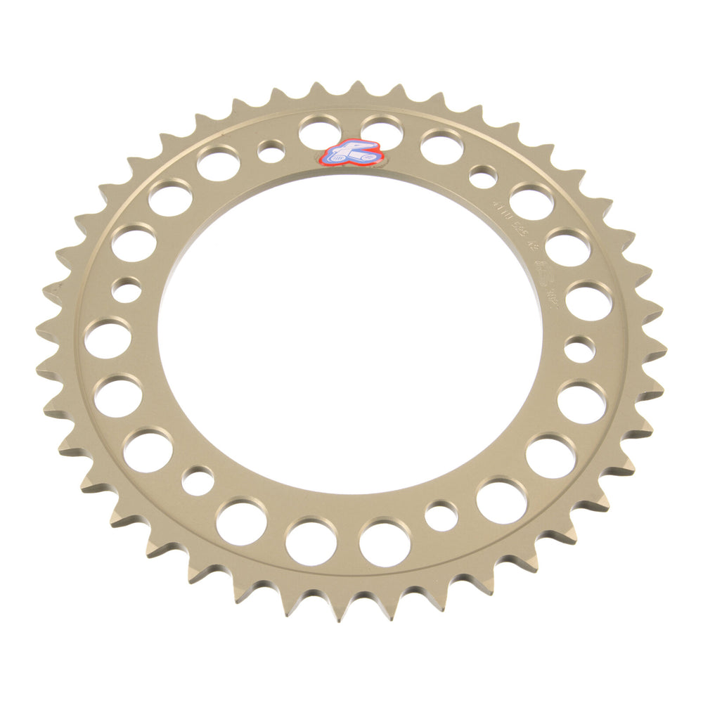 Renthal Sprocket Rear Silver 42T Alloy 7075 T6 Grooved Honda