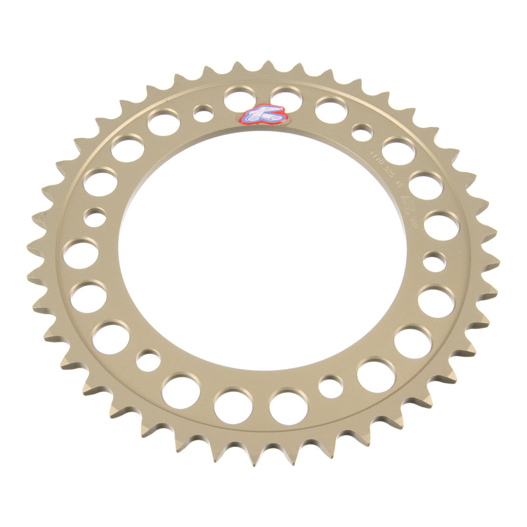 Renthal Sprocket Rear Silver 42T Alloy 7075 T6 Grooved Honda