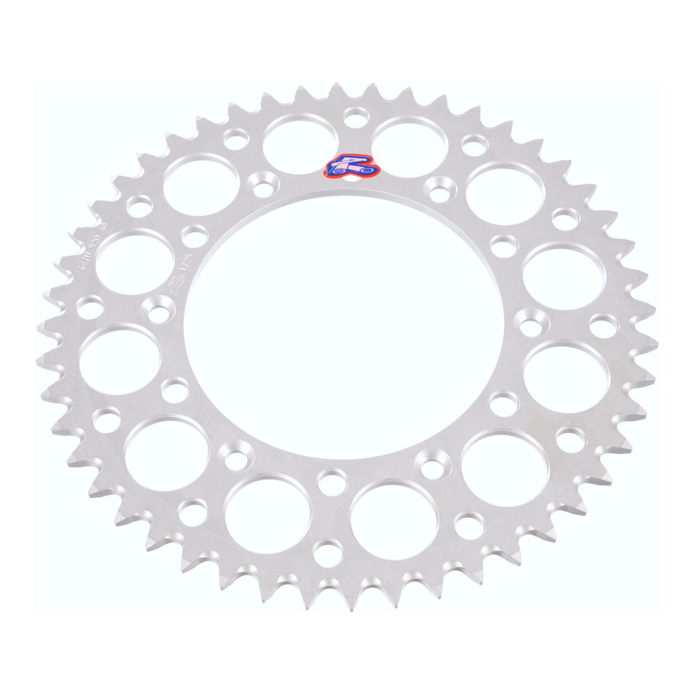 Renthal Sprocket Rear Silver 48T Alloy 7075 T6 Grooved