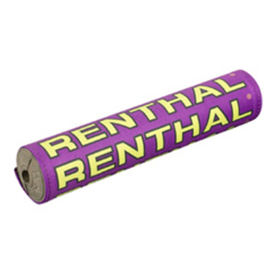 Renthal SX Handlebar Pad 10in - Purple / Yellow Retro