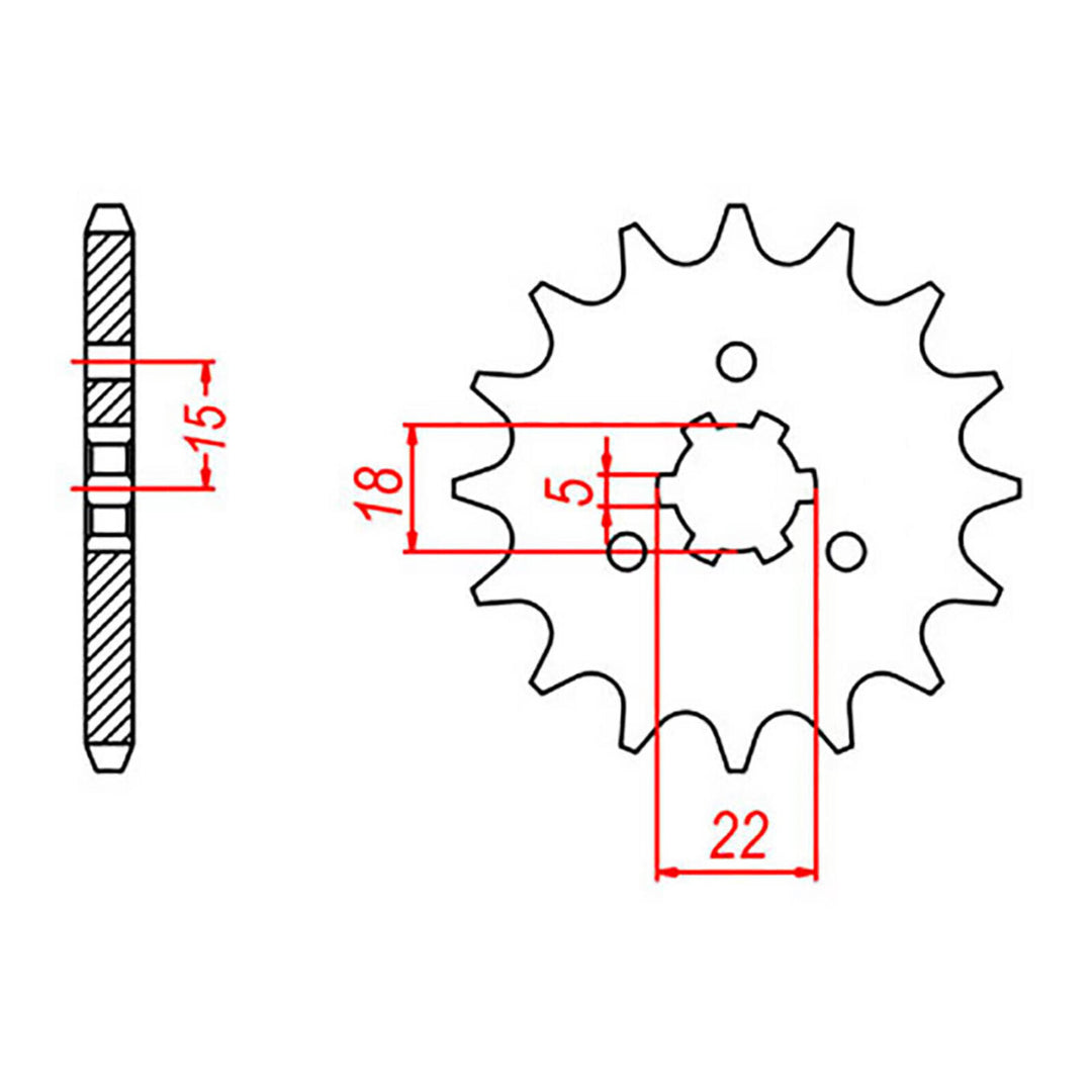 Sprocket Kit Kawasaki KX125 '96-'97 - 520KXZ 13/50