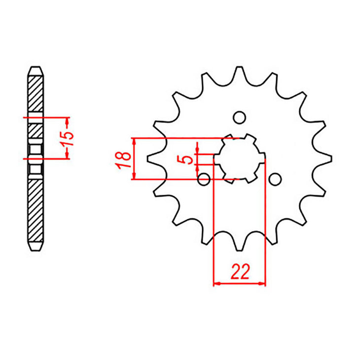 Sprocket Kit Kawasaki KX125 '00-'02 - 520KXZ 12/49