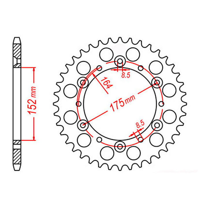 Sprocket Kit Yamaha YZ250 '98 - 520KXZ 14/50