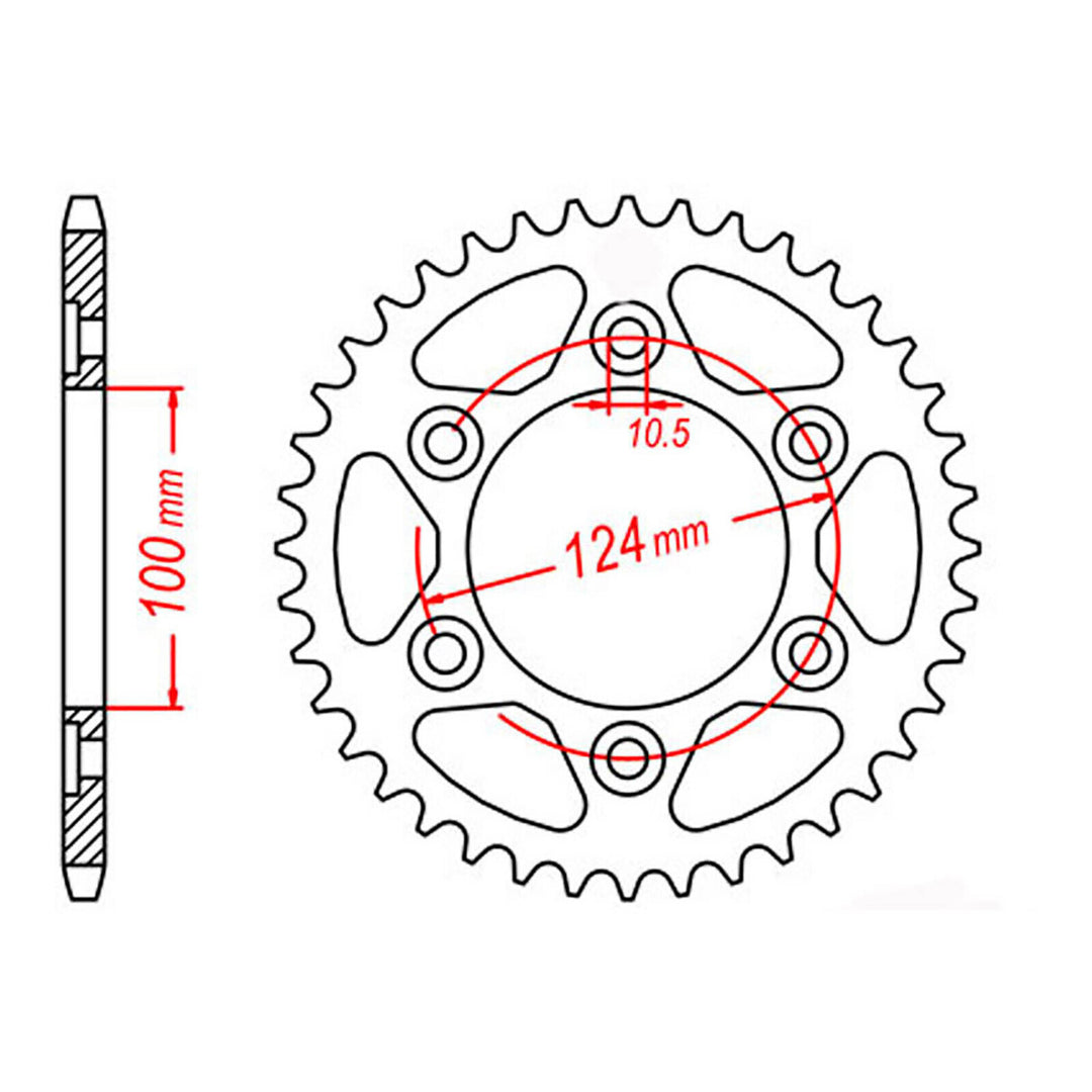 Sprocket Kit Ducati 916 ST4 - 525XRE 15/43
