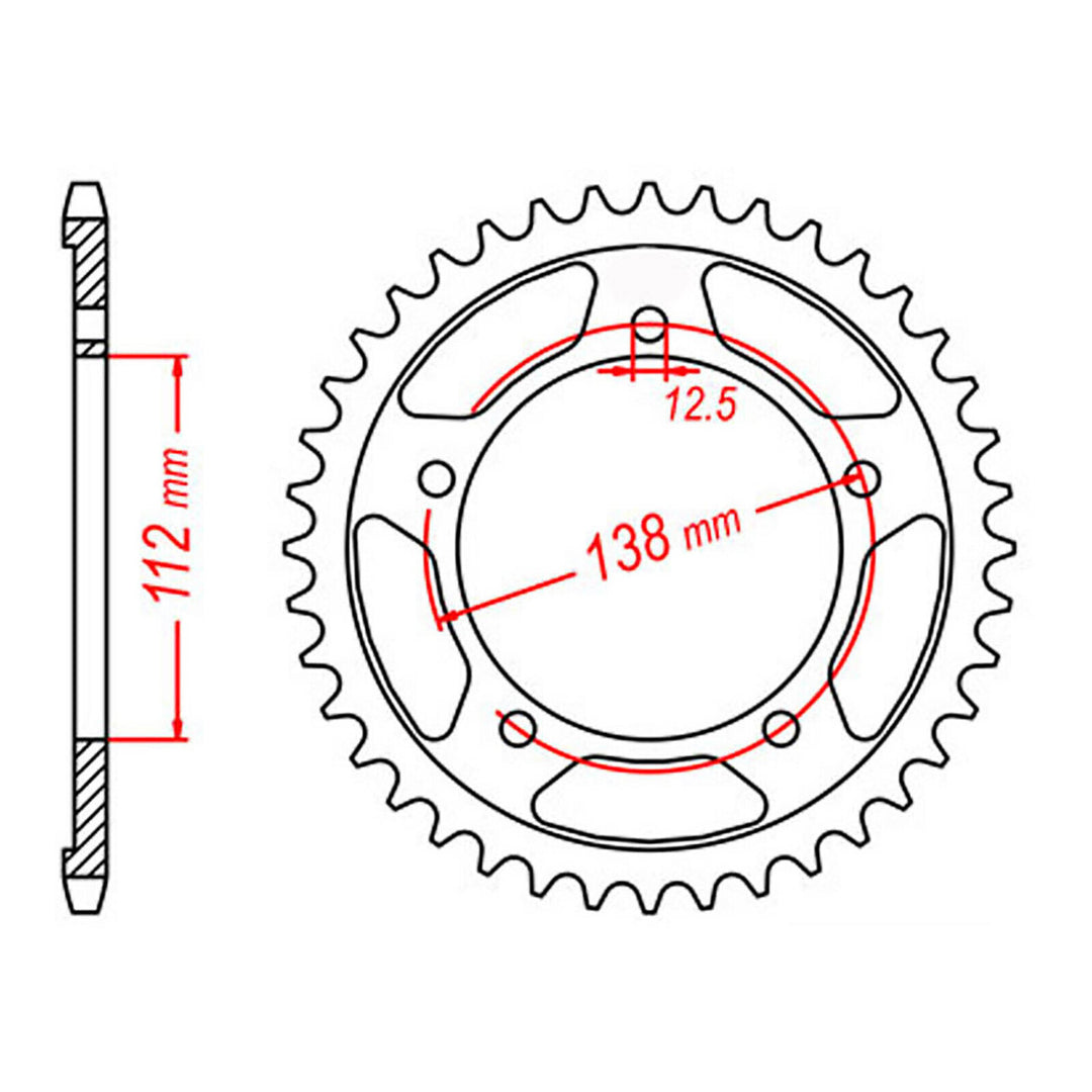 Sprocket Kit Honda CBR900RR '92-'95 (recommended) 530ZXW 16/42