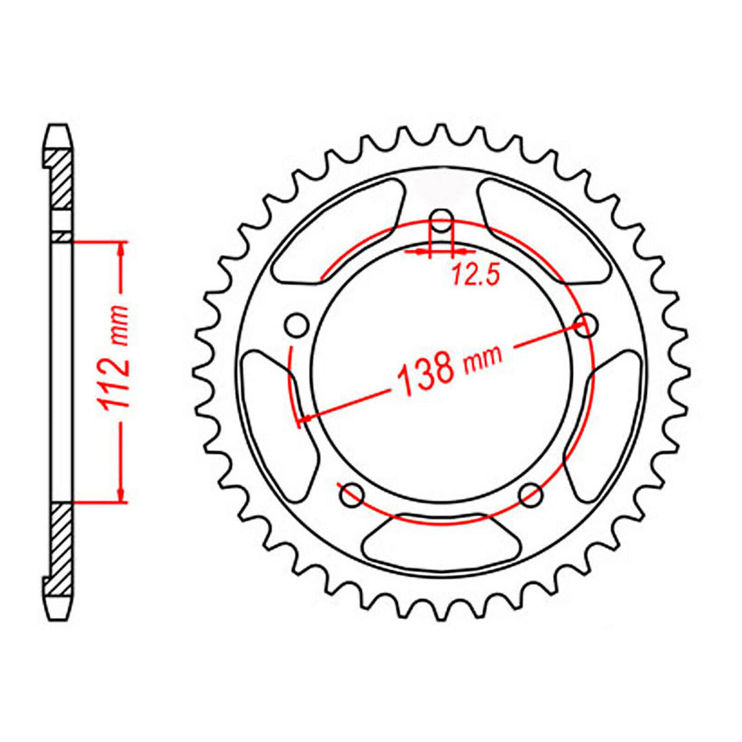 Sprocket Kit Honda CBR900RR '96-'99 (economy) - 525XRE 16/42