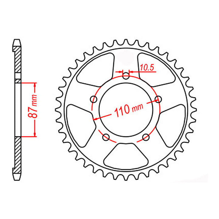 Sprocket Kit Suzuki GSF600 Bandit '96-'04 - 530XRE 15/47