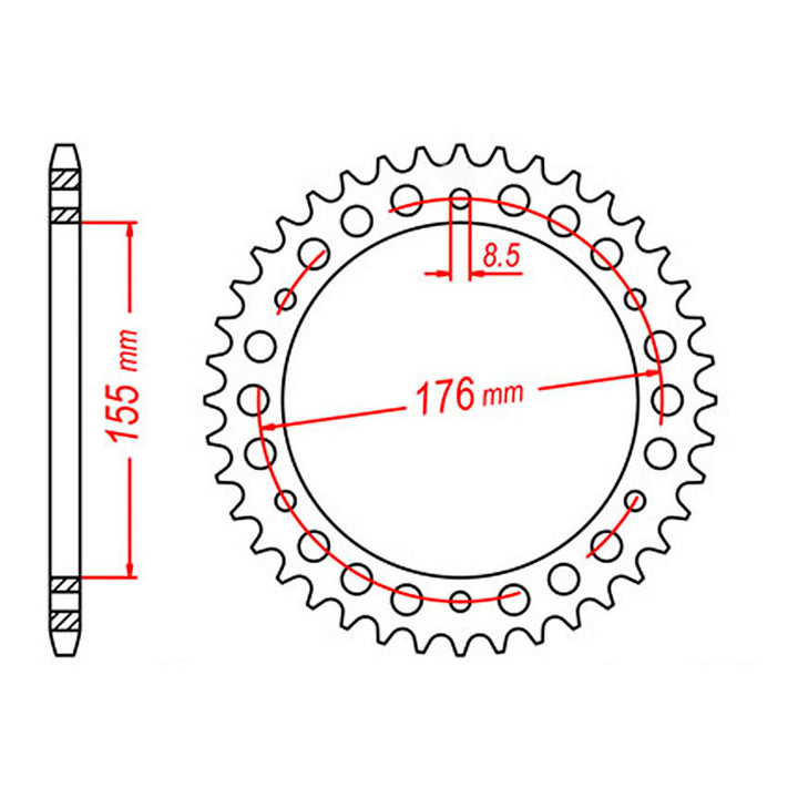 Sprocket Kit Triumph Speed Triple 955/1050i - 530ZXW 18/42