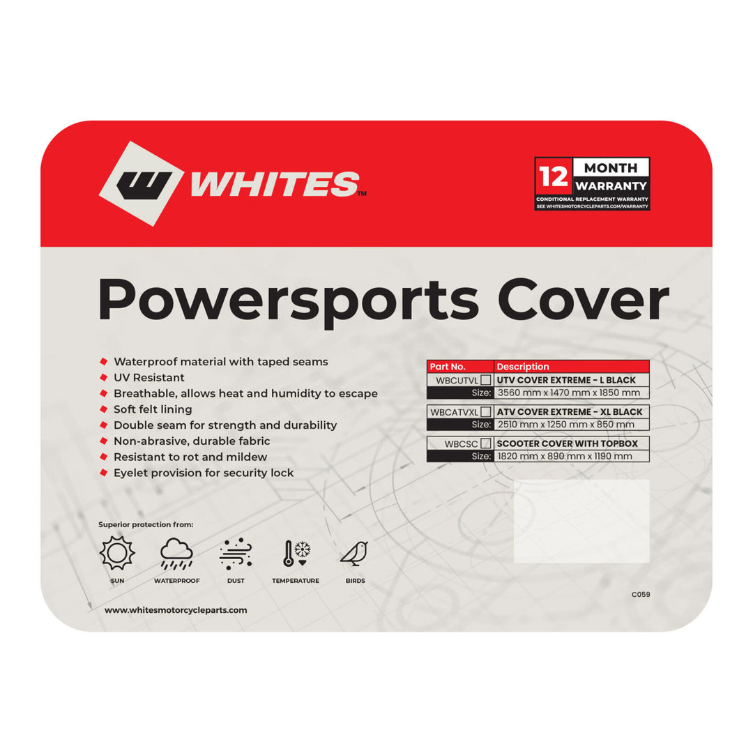 Whites Premium Bike Cover - Small