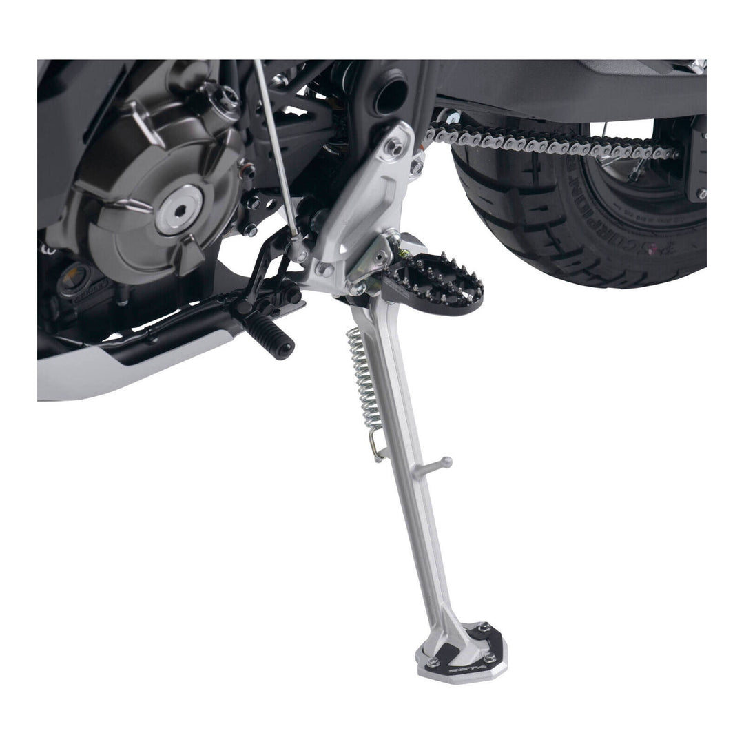 Zeta Side Stand Extender Black/Silver Yamaha Tenere 700 '20-