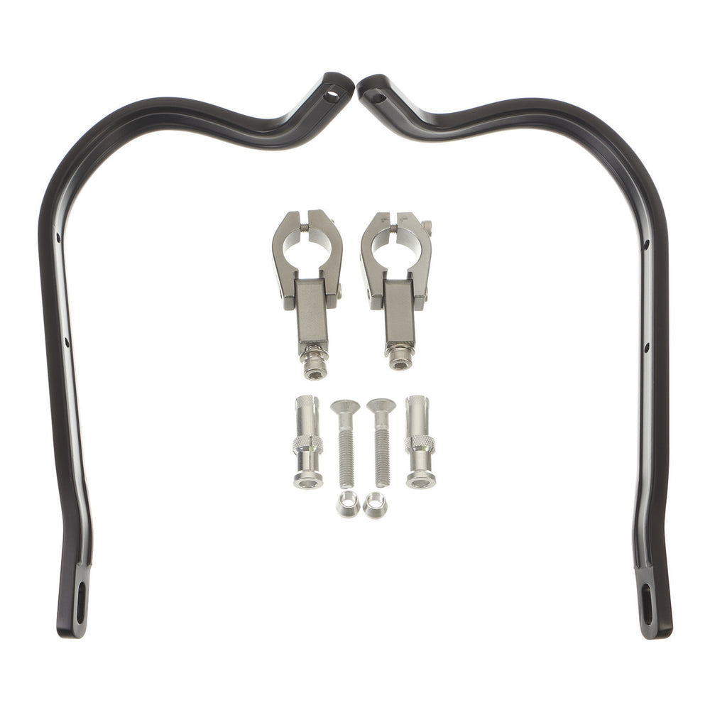 Zeta Armor Bended Hand Guard for 28.6mm Bar - Black