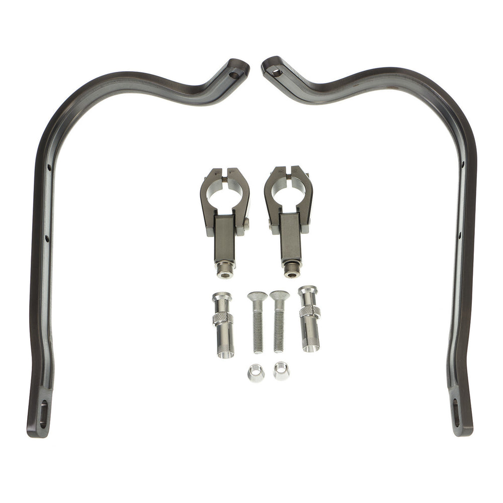 Zeta Armor Bended Hand Guard for 28.6mm Bar - Titanium Colour