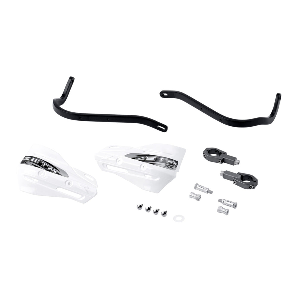 Zeta Armor Handguard XC Kit for 28.6mm Bar - Black / White
