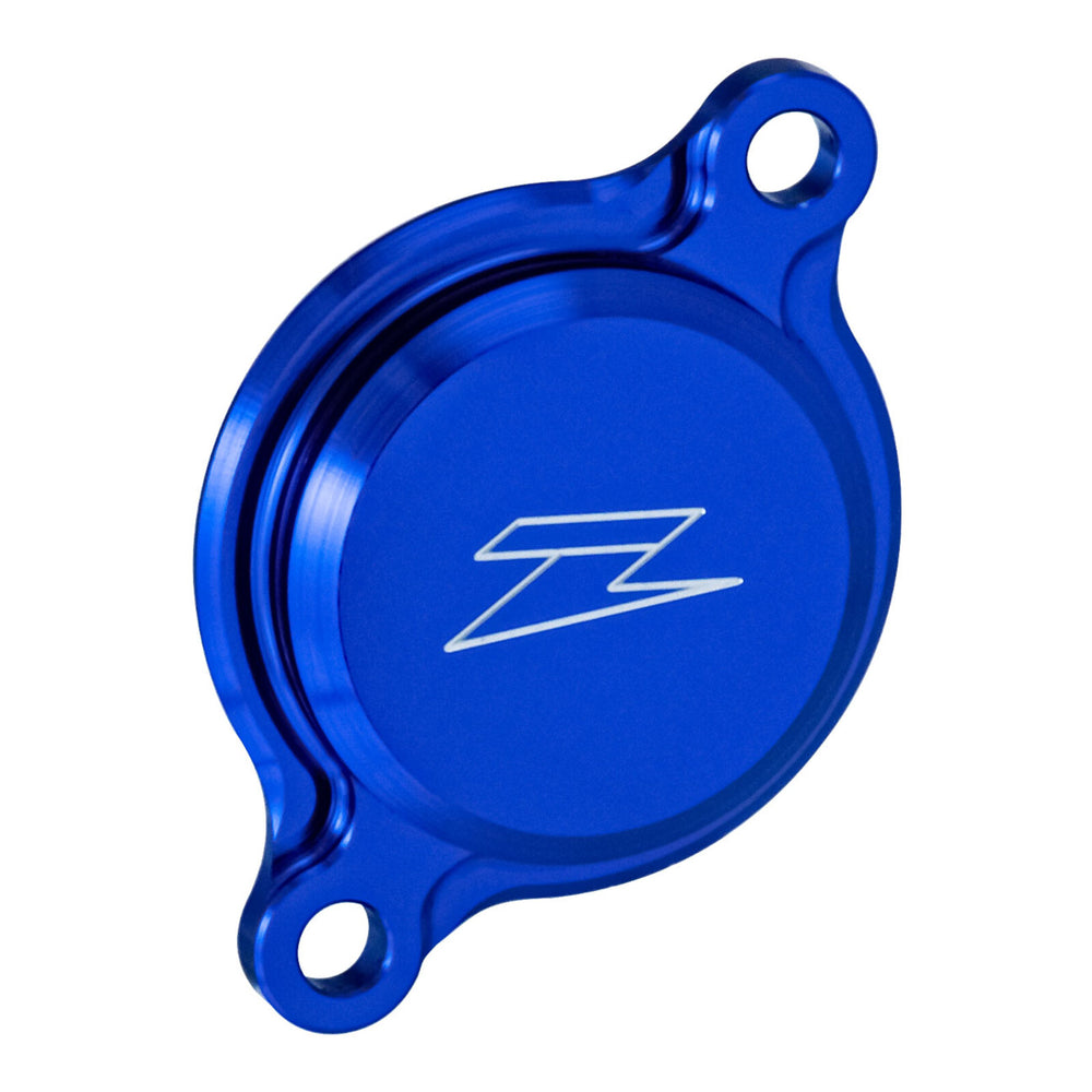 Zeta Oil Filter Cover - Assorted Yamaha Models - Blue